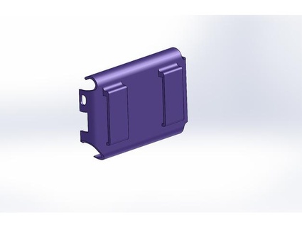 tragbar Batterie Halter Unterstützung gedrucktes Genie Elektronik 3d print model - Mito3D