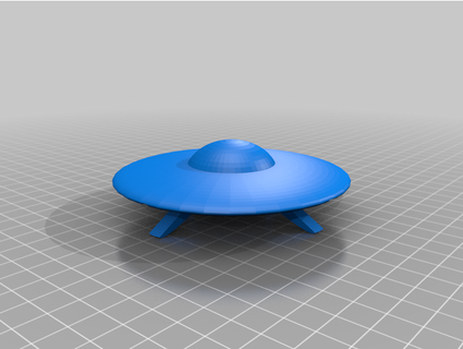 spaceship docmyers Toy & Game Accessories flying saucer 3d print model - Mito3D