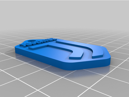 juventus logo keychain cap3d 3d print model - Mito3D
