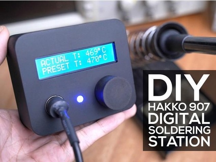 kendin yap dijital lehimleme istasyon ucuz Hakko 907 angelocasi elektronik 3d print model - Mito3D