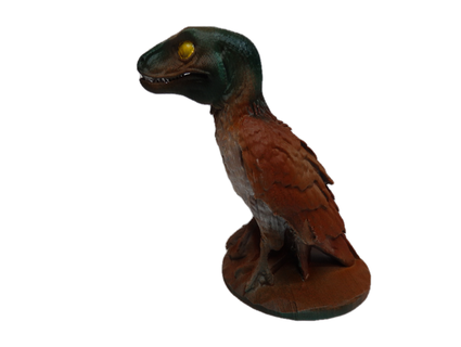 DNA hackear raptor encabeçado Águia toakamato decoração genética velociraptor 3d print model - Mito3D