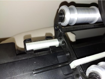 qidi roller bar pin - spool holder lock mrtasselhof 3D Printer Accessories x-max x-plus 3d print model - Mito3D