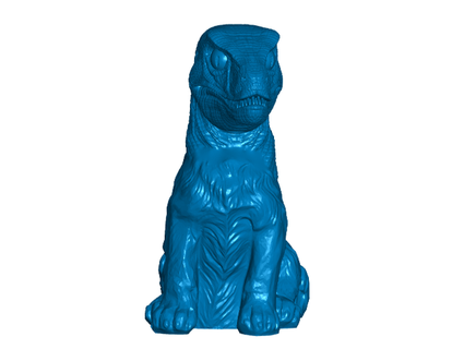 dna hack puppy raptor toakamate Decor dog genetics velociraptor 3d print model - Mito3D