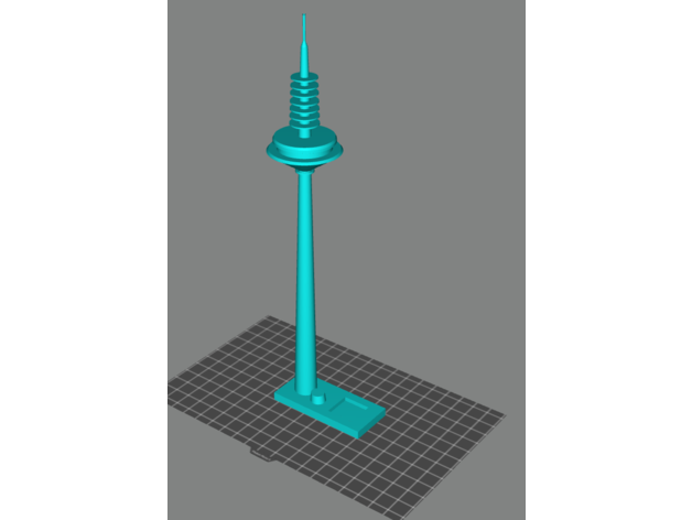 torre europa ginebra espárragos klema111 edificios estructuras Frankfurt principal 3D print model - Mito3D