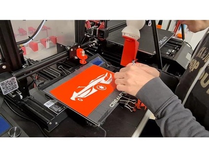 ender 3 upgrade cutting stickers teamwittholz 3D Printer Parts cr10 creality plotter drag blade dragging 5 roland schleppmesser 3d print model - Mito3D