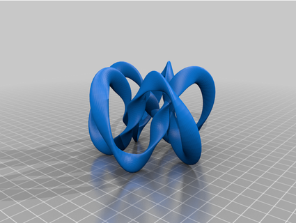 düğüm simit büyülenmiş heykeller heykel 3d print model - Mito3D