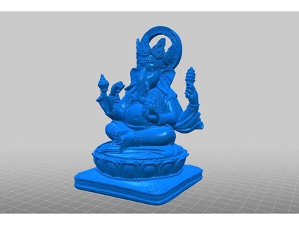 ganesh scolpito lako99995 scansioni repliche 3d scansione scultura ganesha Dio 3d print model - Mito3D