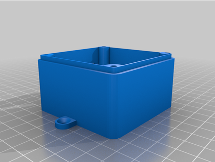 caja 60x60 pirañas pasatiempo 3d print model - Mito3D