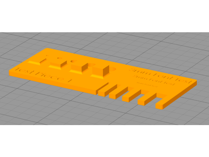 yüzey kalite hata payı Ölçek samw msc 3D baskı testler doğruluk prototip oluşturma test Yazdır şeytani toleranslar Kontrol 3d print model - Mito3D