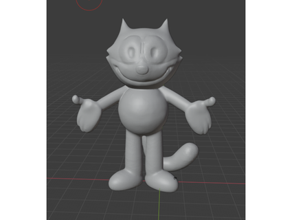 felix gatto el gato konbg 3D stampa elgatofelix felixthecat 3d print model - Mito3D