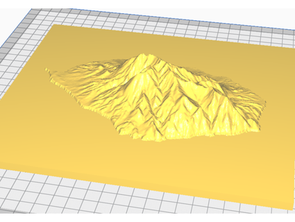 samothr ki miniature topographic map correct proportion axelpilop 3D Printing samothrki 3d print model - Mito3D