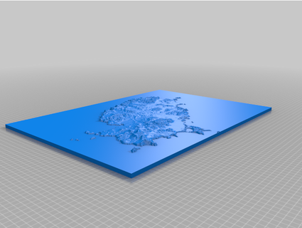 Ibiza Miniatur topografisch Karte Anteil Axelpilop 3D Drucken ibiza 3d print model - Mito3D