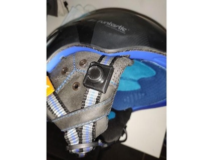 ski helmet covid-19 ffp2 mask holder poizn86 Tool Holders & Boxes covid19 covidmask mount skihelmet skimask 3d print model - Mito3D