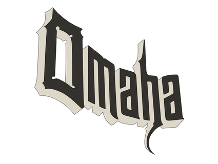 Omaha Zeichen Innenstadt maieiahbgaae Logos Nebraska 3d print model - Mito3D