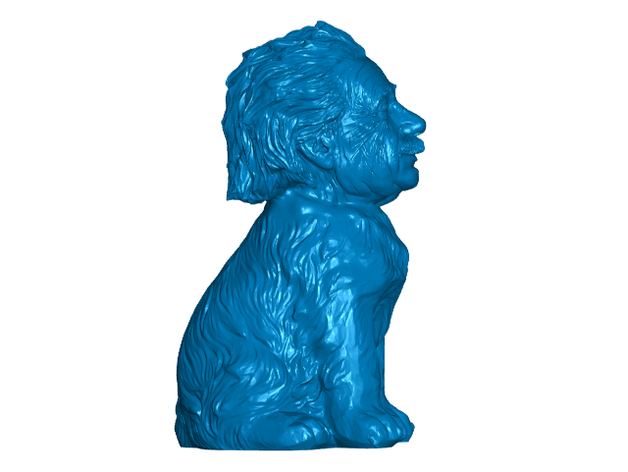 ADN pirater chiot Einstein toakamate décor chien génétique 3D print model - Mito3D