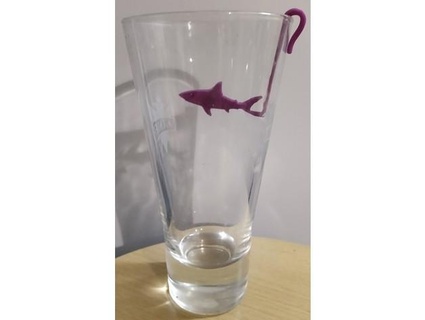 shark glass clip charm seagull08 Kitchen & Dining cocktail stick stirrer wine 3d print model - Mito3D
