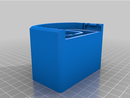 ryobi battery mount enclosed remix greecher Tool Holders & Boxes 3d print model - Mito3D