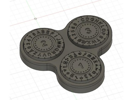 simplified enigma venged Puzzles 3d print model - Mito3D