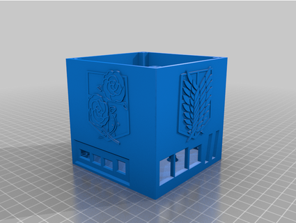 ataque titã framboesa pi 4 caso bainha ginxed 3D impressora acessórios aot 3d print model - Mito3D