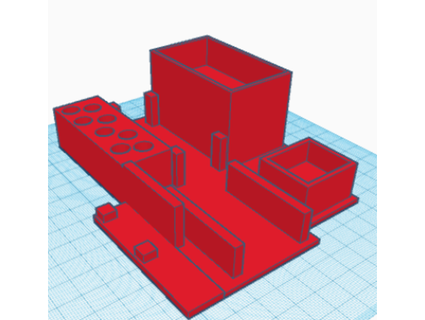 desktop organizzatore neosho3d contenitori 3d print model - Mito3D