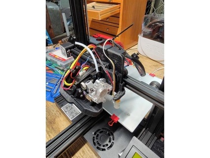 titan aero quick connect mount abl compatible carriage ender 3 clones geetech a10 jvineyard1 3D Printer Parts 3d print model - Mito3D