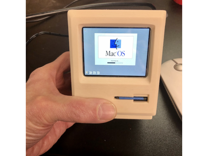 tiny mac raspberry pi zero w cgenco Computer diy emulator macintosh plus mini vmac scale model virtual machine 3d print model - Mito3D