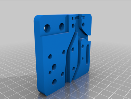 hictop i3 mount biqu h2 extruder streckercm 3D Printer Parts 3dp-08 prusa z axis 3d print model - Mito3D