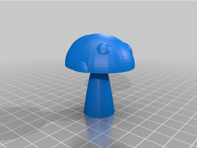 fungo tecnologico 3D stampa 3D print model - Mito3D