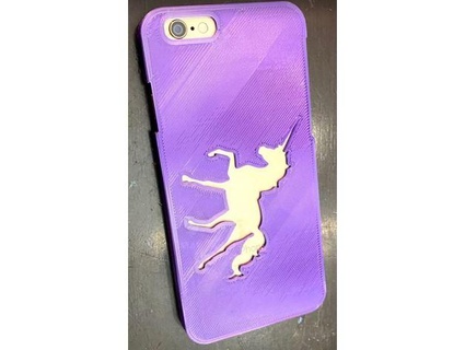 iphone 6 case - basic unicorn mod damm1371 Mobile Phone 3d print model - Mito3D