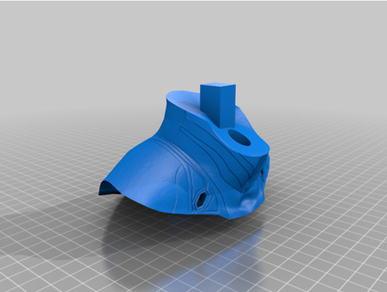 homem Ferro versão colarinho orifício smekta 3D impressora partes ferro 3d print model - Mito3D