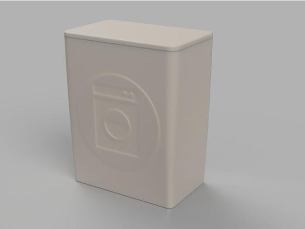 deterjan Kutu sevary banyo konteyner kapak 3D print model - Mito3D