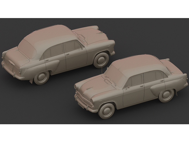 moskvich 407 mzma şefkatli anne Araçlar otomotiv araba model москвич ölçek araç 3D print model - Mito3D