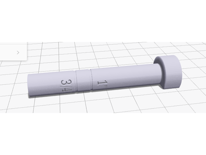 tassello max pin 3 8 cupo utensili 3d print model - Mito3D