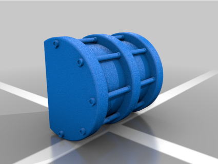 industriel tuyauterie suzanneramsay 3D impression tonnelier steampunk 3d print model - Mito3D
