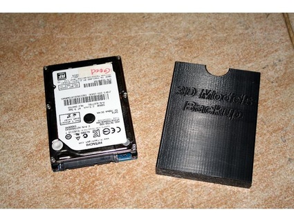 25 hard drive sleeve rebeltaz Other case harddrive portable storage 3d print model - Mito3D