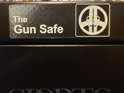 gun safe chong69 Signs & Logos 3d print model - Mito3D