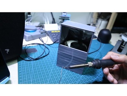 DIY vieux CPU ventilateur devenir souder fumée extracteur jeiryc 3d print model - Mito3D
