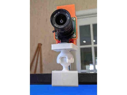 Monitor montieren Himbeere pi hq Kamera Openloop Ingenieur Ball Steckdose pihqcamera Nocken Null Webcam 3d print model - Mito3D