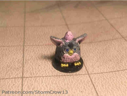 Furby stormcrow13 oyunlar dnd minyatür mini 28mm 3d print model - Mito3D