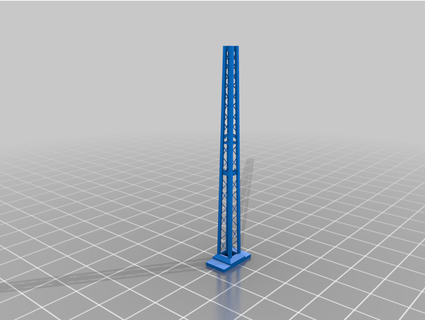 rklin 8914 compatible tower mast benschman 3d print model - Mito3D