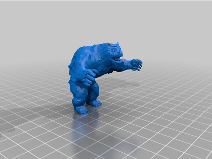 owlbear fatweasel 3d print model - Mito3D