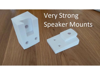 strong speaker mounts keithsherwood 3d print model - Mito3D