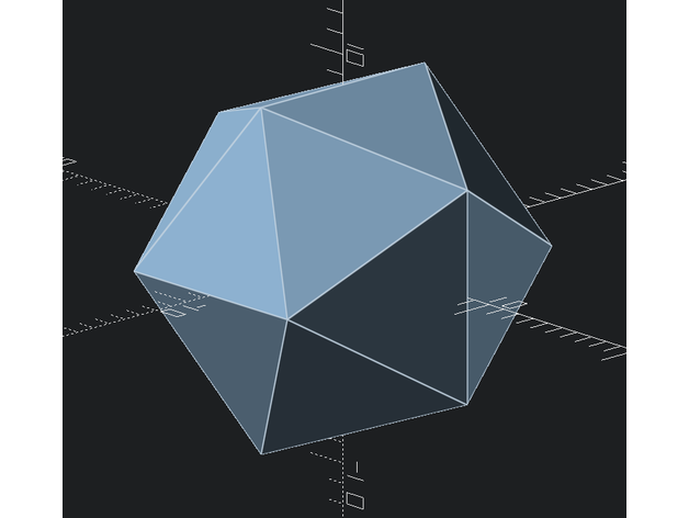 openscad isosphere biblioteca knochi 3D print model - Mito3D