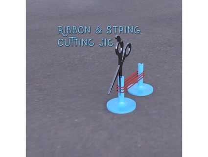ribbon & string cutting jig photogad 3d print model - Mito3D