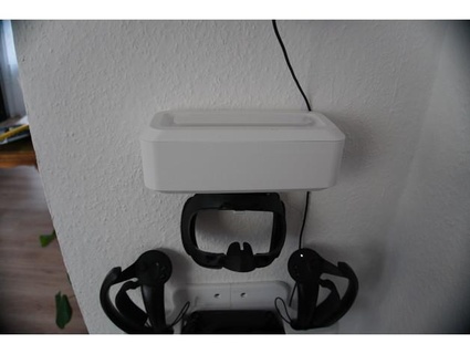 fully parametric wall mounted box optional hook designed index vr covers farantir 3d print model - Mito3D