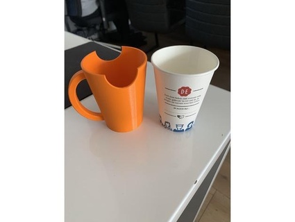 paper cup holder koosw 3d print model - Mito3D