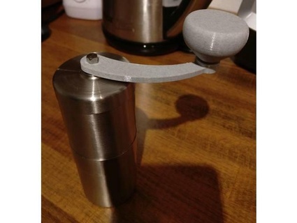 café amoladora giratorio manivela encargarse coquetear 3d print model - Mito3D