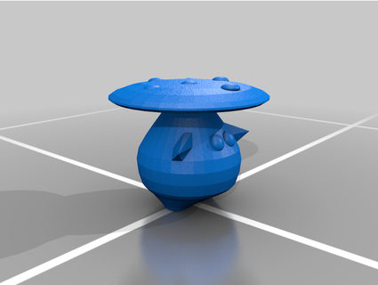 mushroom friend emiaj 3d print model - Mito3D