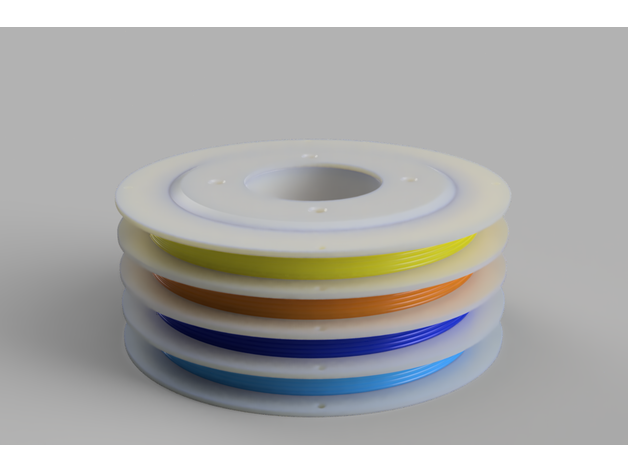 custom fillament spool 4n70ny 3D print model - Mito3D