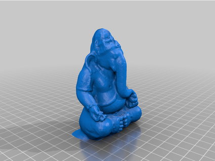 Ganesha incienso soporte mzandtheraspberrypi 3d print model - Mito3D